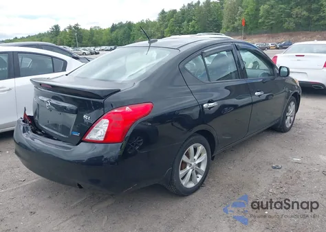 2014 Nissan Versa 1.6 Sl из США, поврежденный, VIN 3N1CN7AP9EL860219